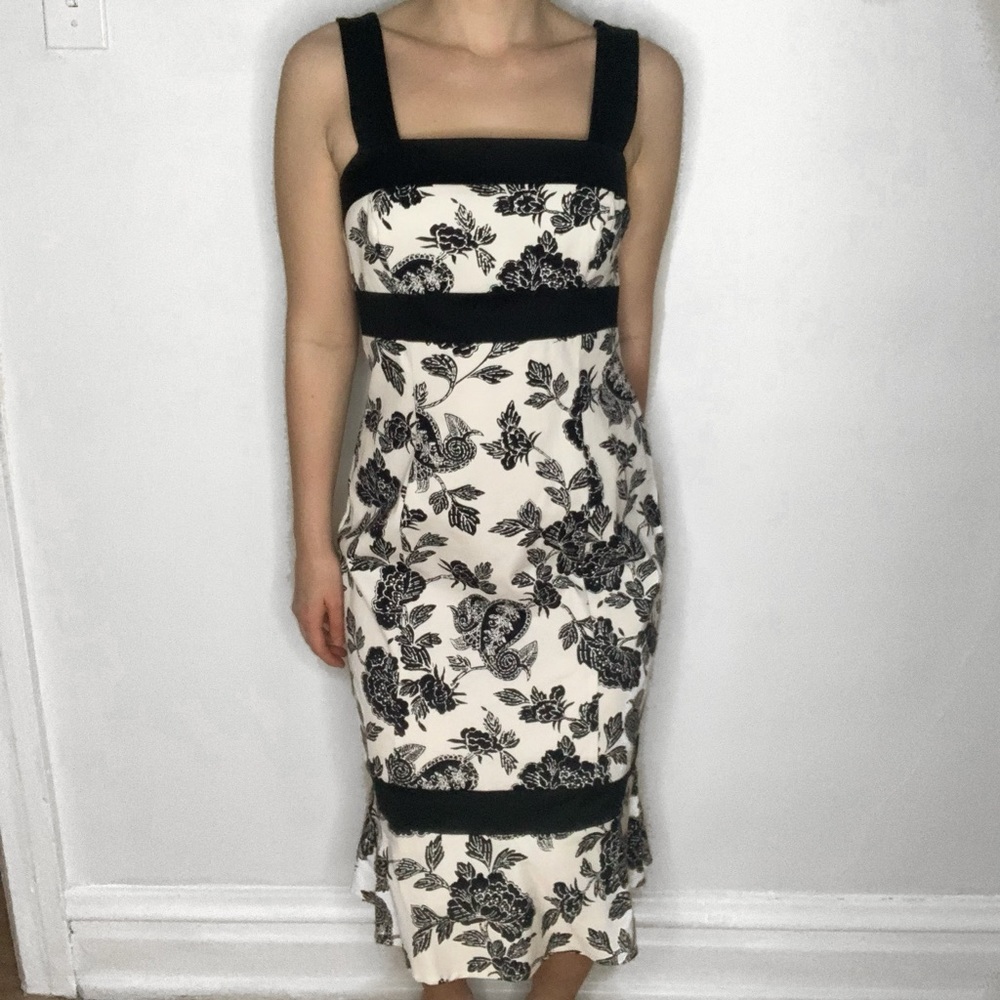 Citrine black/white dress